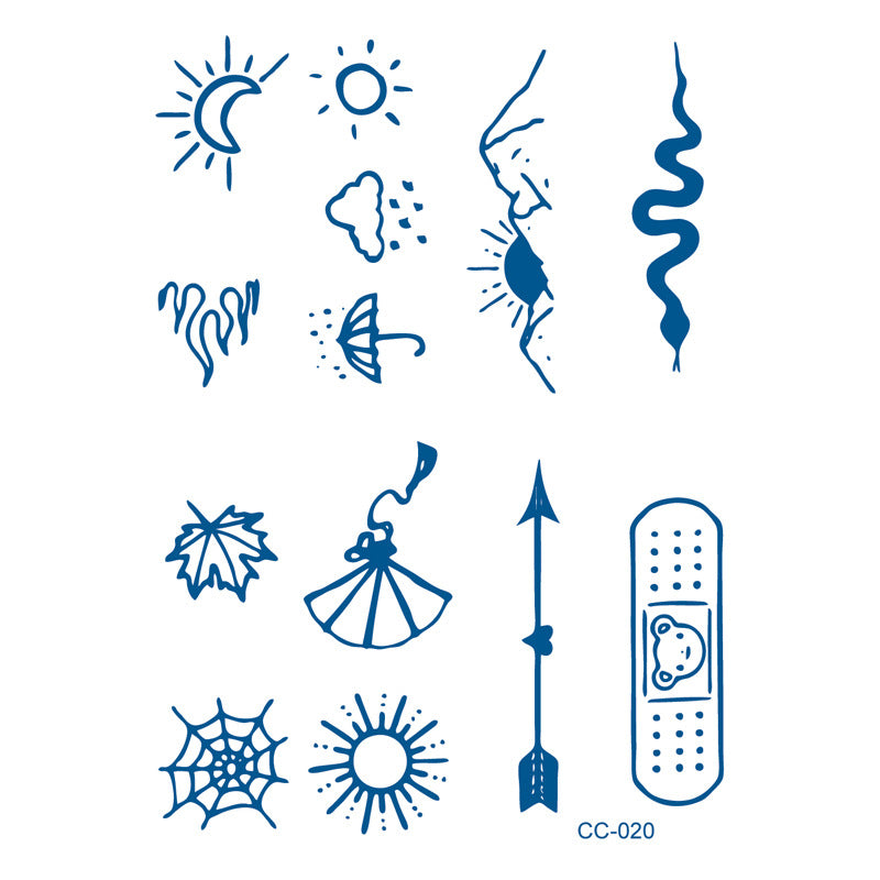 CC-020 - Semi Permanent Herbal Tattoos Sticker