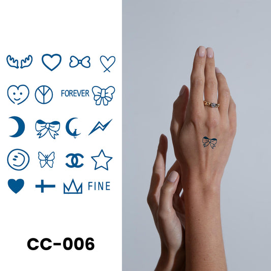 CC-006 - Semi Permanent Herbal Tattoos Sticker