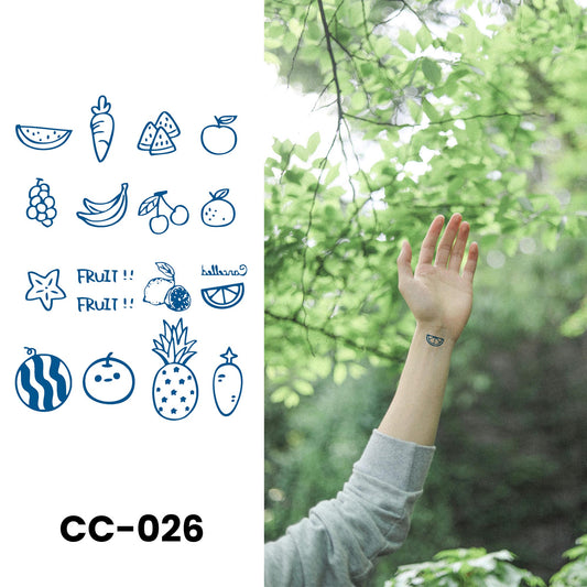 CC-026 - Semi Permanent Herbal Tattoos Sticker
