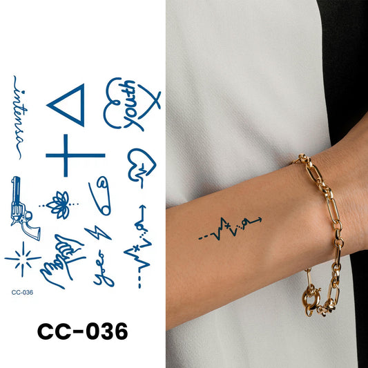 CC-036 - Semi Permanent Herbal Tattoos Sticker