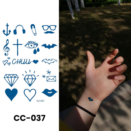 CC-037 - Semi Permanent Herbal Tattoos Sticker
