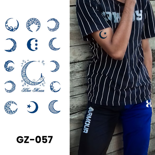 GZ-057 - Semi Permanent Herbal Tattoos Sticker