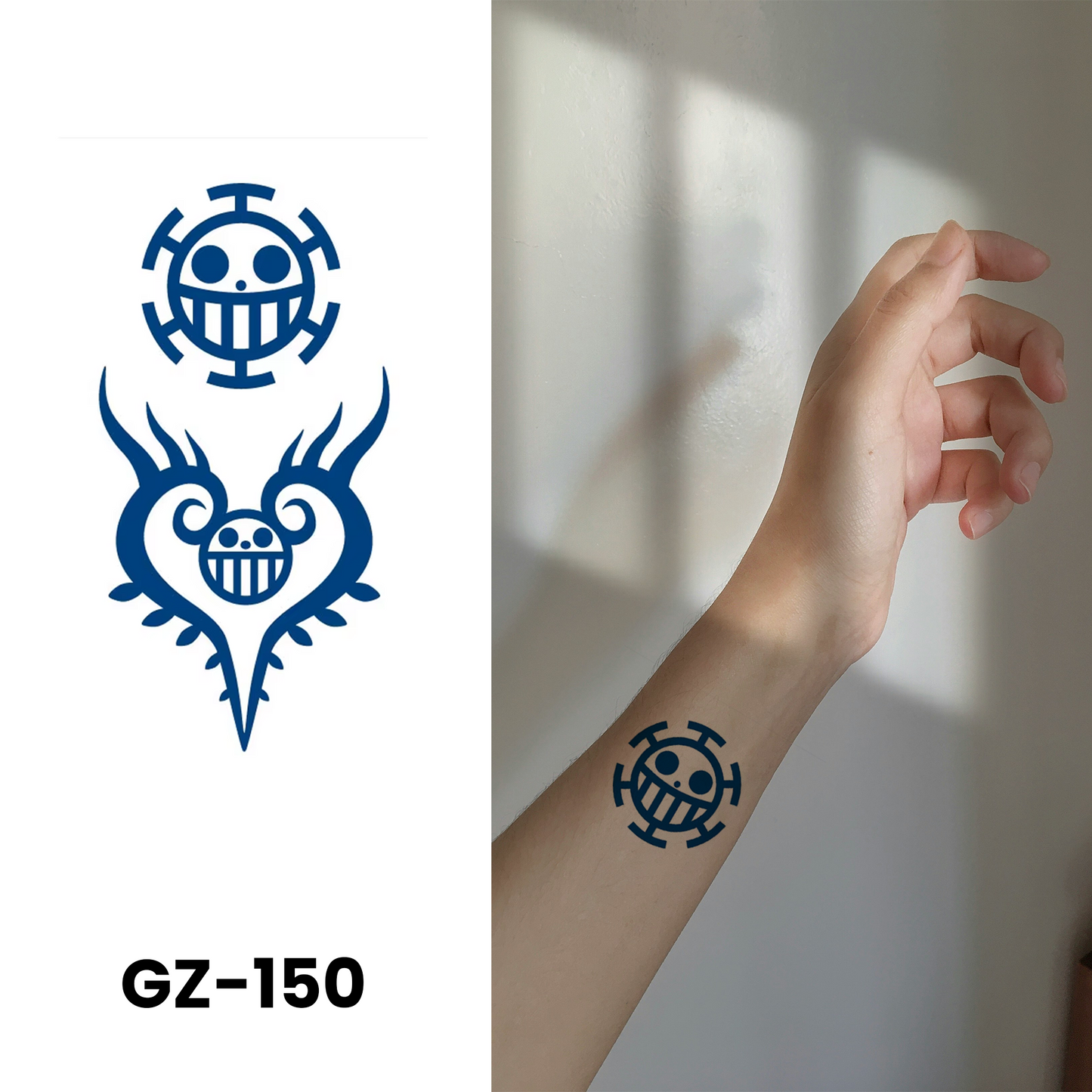 GZ-150 semi-permanent herbal tattoo sticker design