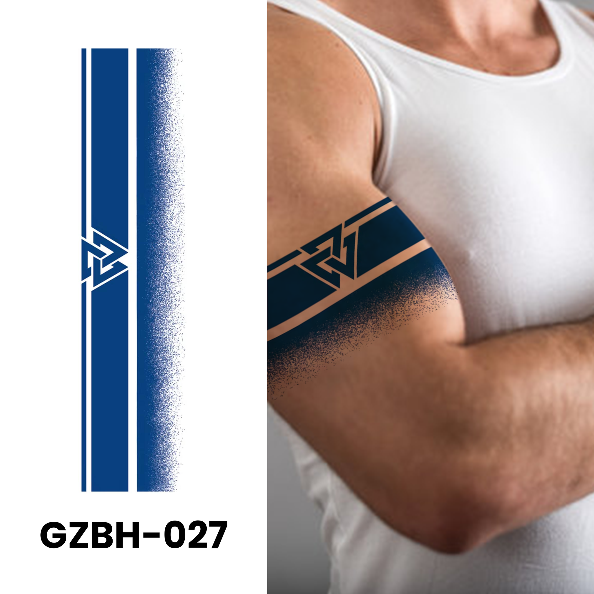 GZBH-027 semi-permanent herbal tattoo sticker design