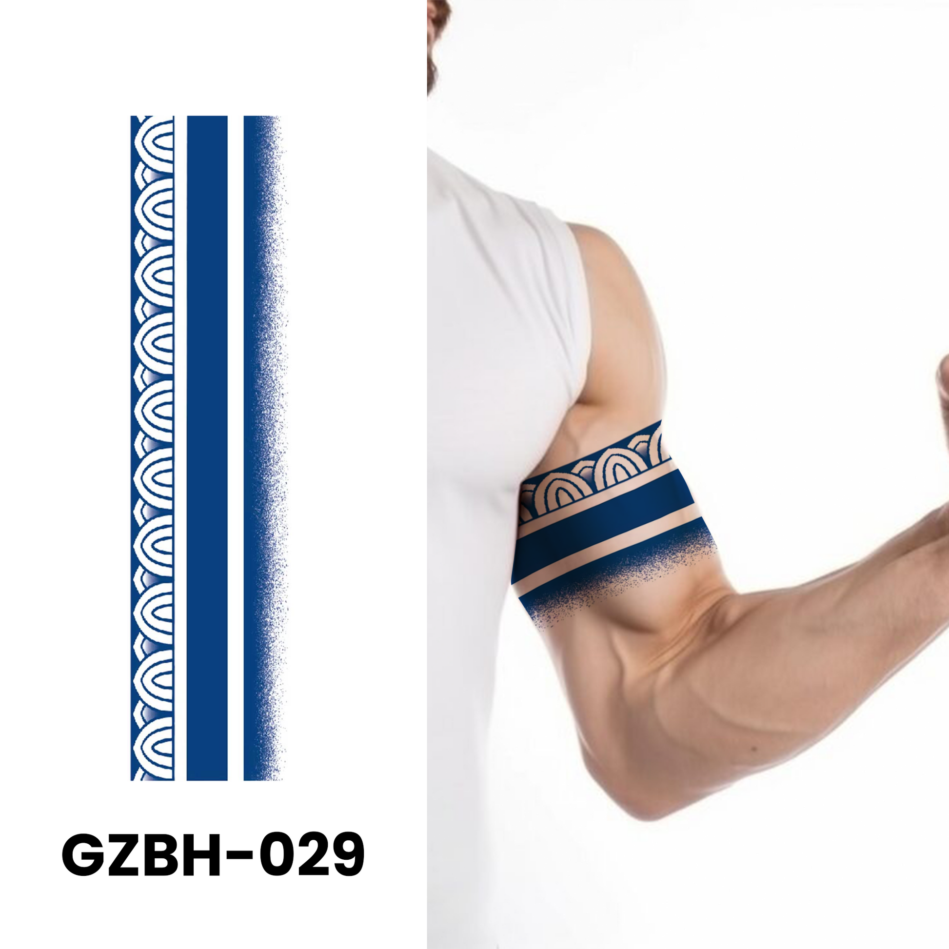 GZBH-029 semi-permanent herbal tattoo sticker design