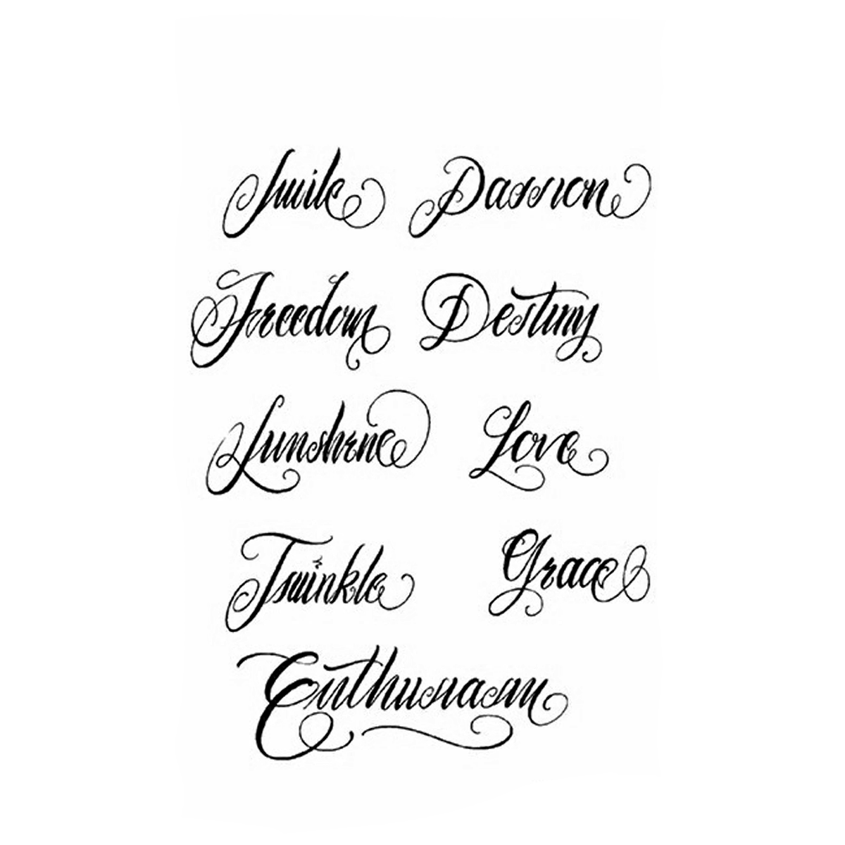 HA-617 semi-permanent herbal tattoo sticker design