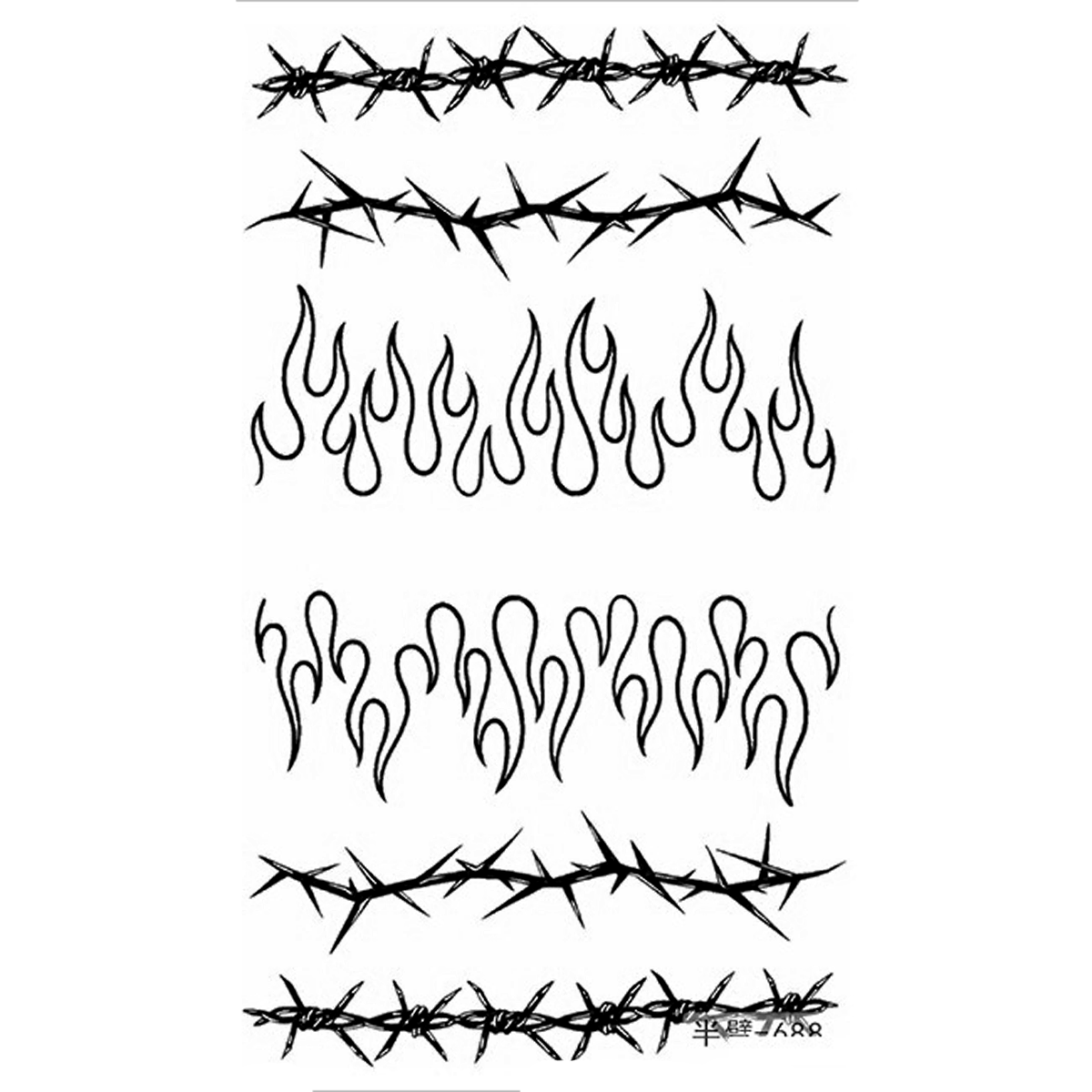 HA-688 - Semi Permanent Herbal Tattoos Sticker