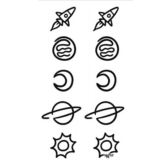 HA-885 - Semi Permanent Herbal Tattoos Sticker