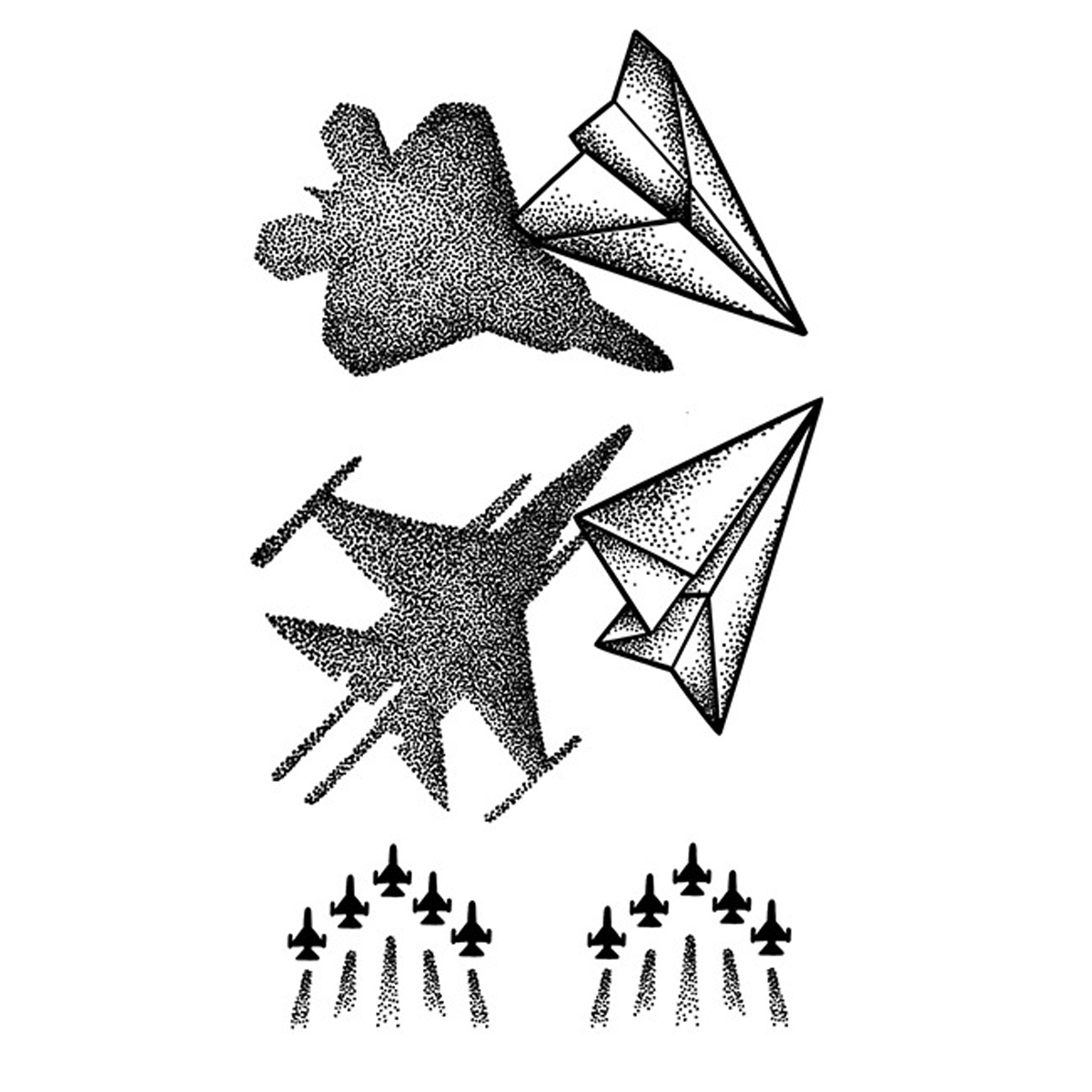 HC-217 - Semi Permanent Herbal Tattoos Sticker