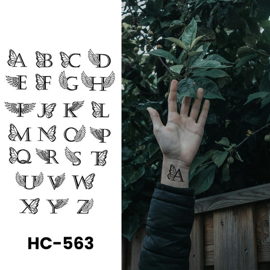 HC-563 - Semi Permanent Herbal Tattoos Sticker