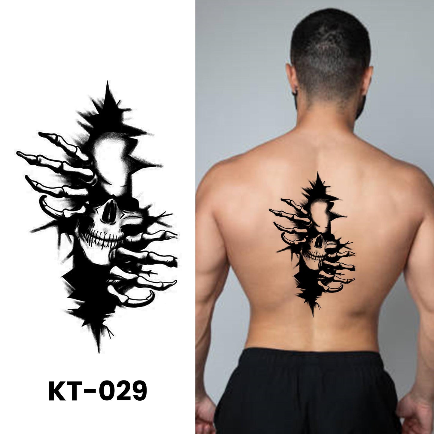 KT-029 semi-permanent herbal tattoo sticker design