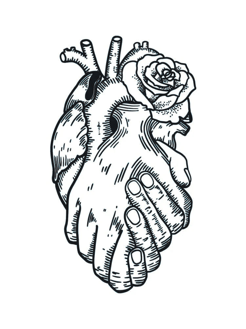 KT-037 - Semi Permanent Herbal Tattoos Sticker